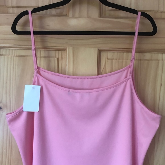 Sold!  CAARA strappy peach cami mini dress size XL - Picture 8 of 9